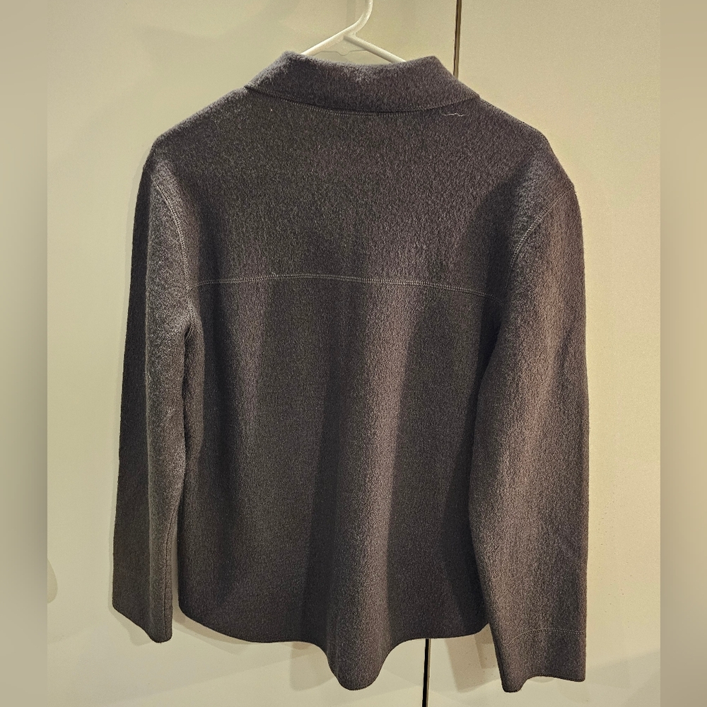 Talbots Womans Medium Gray Wool Jacket - Picture 4 of 6